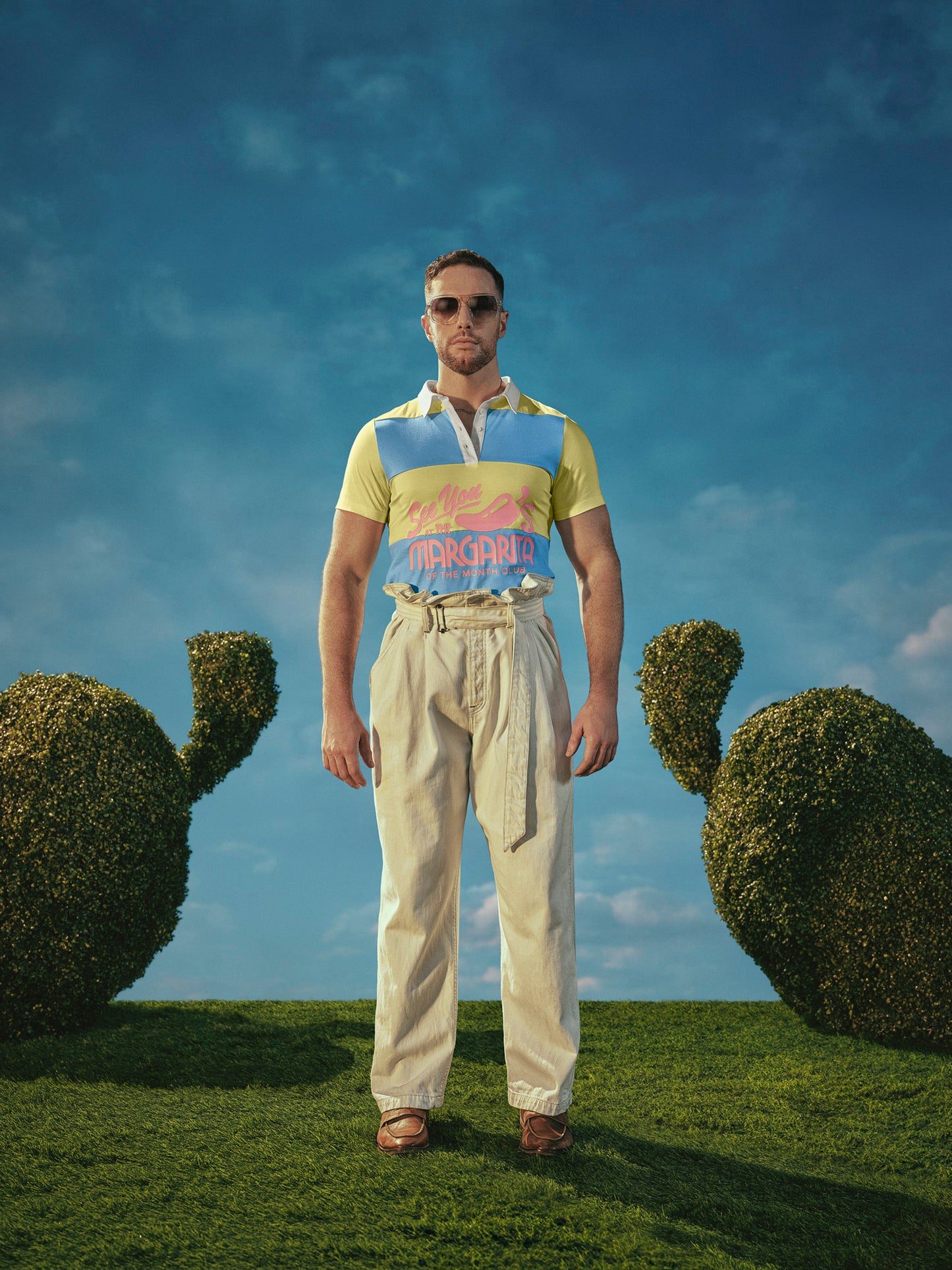 POLO SHIRT - YELLOW & BLUE