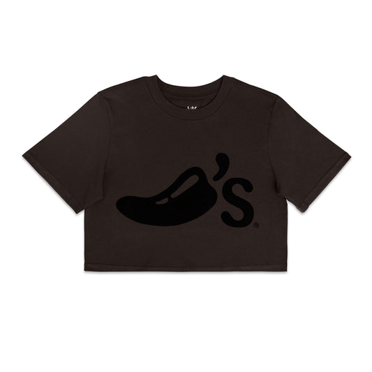 Suburban Cropped Tee - Black