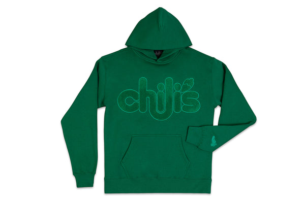 Chenille Pepper Hoodie - Green