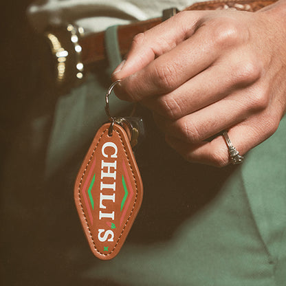 Southwestern Leather Keychain