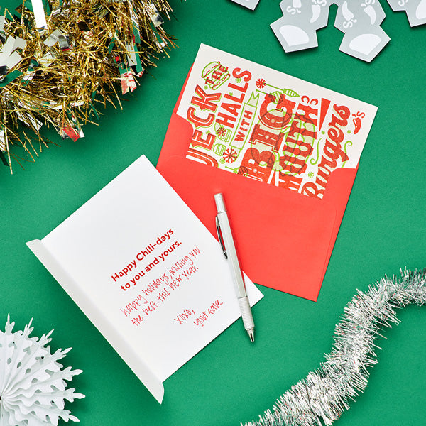 Burger Holiday Cards